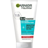 Garnier Hautklar 3 in 1 Gesichtsreinigung für unreine Haut, Reinigung, Peeling und Maske von Garnier