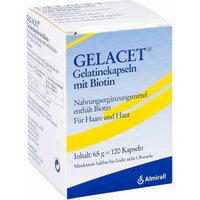 Gelacet Gelatinekapseln mit Biotin von Gelacet