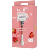 Gillette Venus Comfortglide Strawberry Edition Rasierapparat mit 1 Klinge von Gillette