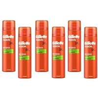 Multipack 6 Stück Gillette Rasiergel, Fusion5 Sensitive, 200 ml von Gillette