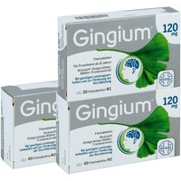 2x Gingium 120mg (60stk) + Gingium 120mg (30stk) von Gingium