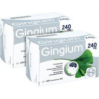 Gingium 240 mg Filmtabletten Doppelpack von Gingium