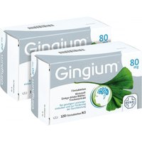 Gingium 80 mg Filmtabletten 2x von Gingium