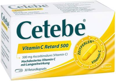 Cetebe Vitamin C Retardkapseln 500 mg 30 Stück von STADA Consumer Health Deuts