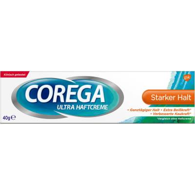 COREGA ultra Haftcreme starker Halt 40 g Creme von GlaxoSmithKline Consumer Healthcare GmbH & Co. KG - OTC Medicines