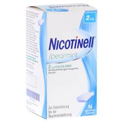 "Nicotinell 2mg Spearmint Kaugummi 96 Stück" von "GlaxoSmithKline Consumer Healthcare GmbH & Co. KG - OTC Medicines"