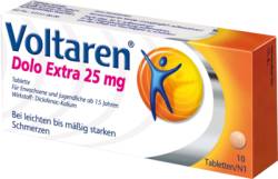 VOLTAREN Dolo Extra 25 mg �berzogene Tabletten 10 St von GlaxoSmithKline Consumer Healthcare GmbH & Co. KG