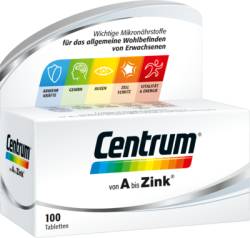 CENTRUM A-Zink Tabletten 124 g von GlaxoSmithKline Consumer Healthcare