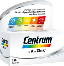 CENTRUM A-Zink Tabletten 180 St von GlaxoSmithKline Consumer Healthcare