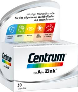 CENTRUM A-Zink Tabletten 37 g von GlaxoSmithKline Consumer Healthcare