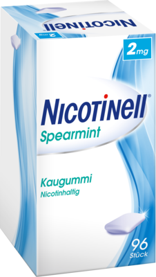 NICOTINELL Kaugummi Spearmint 2 mg 96 St von GlaxoSmithKline Consumer Healthcare