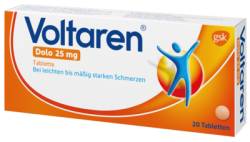 VOLTAREN Dolo 25 mg �berzogene Tabletten 20 St von GlaxoSmithKline Consumer Healthcare