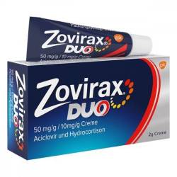 ZOVIRAX Duo 50 mg/g / 10 mg/g Creme 2 g von GlaxoSmithKline Consumer Healthcare