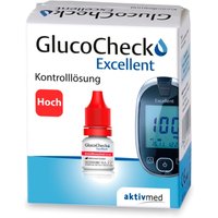 GlucoCheck Excellent Kontrolllösung (hoch) für das Excellent Messgerät von GlucoCheck