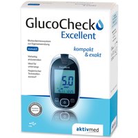 GlucoCheck Excellent Messgeräte-Set (mmol/L) zur Blutzuckerkontrolle von GlucoCheck