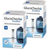 GlucoCheck Excellent Teststreifen (100 Stück) zur Diabetes-Kontrolle von GlucoCheck