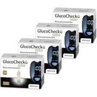 GlucoCheck Gold Teststreifen (200 Stück) zur Blutzuckerkontrolle bei Diabetes von GlucoCheck