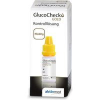 GlucoChek Gold Kontrolllösung niedrig von GlucoCheck