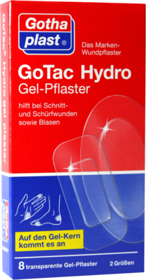 GOTAC HydroGel-Pflaster 2 Gr��en 8 St von Gothaplast GmbH