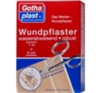 GOTHAPLAST Wundpfl.robust 6 cmx 1 m wasserabweis. 1 St von Gothaplast GmbH