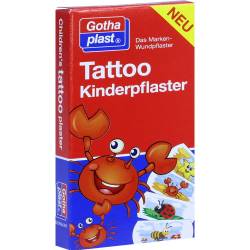 TATTOO Kinderpflaster 25x57 mm 8 St Pflaster von Gothaplast Verbandpflasterfabrik GmbH