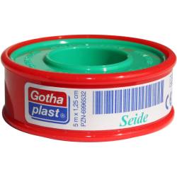 GOTHA SILK Heftpflaster Seide 1,25cmx5m 1 St Pflaster von Gothaplast Verbandpflasterfabrik GmbH