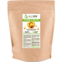 GreatVita Vitamin C Pulver 400g, reine Ascorbinsäure von GreatVita
