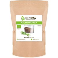 GreatVita ganze Bio Flohsamen 99% rein von GreatVita