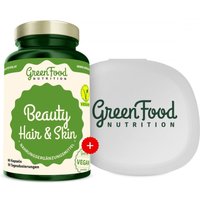 GreenFood Nutrition Beauty Hair & Skin + Kapselbehälter von GreenFood Nutrition