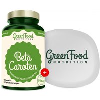 GreenFood Nutrition Beta Caroten + Kapselbehälter von GreenFood Nutrition