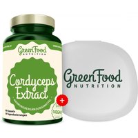 GreenFood Nutrition Cordyceps Extrakt + Kapselbehälter von GreenFood Nutrition