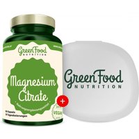 GreenFood Nutrition Magnesium Citrate + Kapselbehälter von GreenFood Nutrition