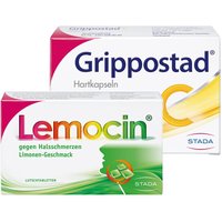 Lemocin gegen Halsschmerzen + Grippostad® C Hartkapseln von Grippostad