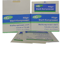 H�GA-KOMPRESSEN 10x20 cm steril 8fach 25X2 St von H�GA-PHARM G.H�cherl