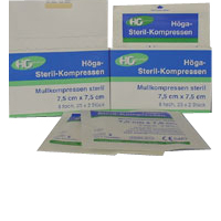 H�GA-KOMPRESSEN 10x20 cm steril 8fach 5X2 St von H�GA-PHARM G.H�cherl