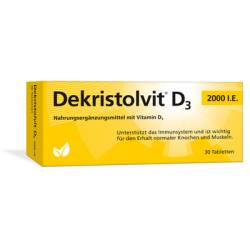 DEKRISTOLVIT D3 2000 I.E. Tabletten 8 g von H�bner Naturarzneimittel GmbH
