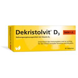 DEKRISTOLVIT D3 5600 I.E. Tabletten 30 St von H�bner Naturarzneimittel GmbH