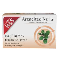 H&S Arzneitee Bärentraubenblätter von H&S Tee-Gesellschaft mbH & Co. KG
