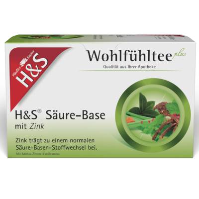 H&S Wohlfühltee Säure-Base mit Zink von H&S Tee-Gesellschaft mbH & Co. KG