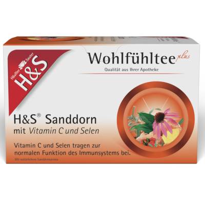H&S Wohlfühltee Sanddorn mit Vitamin C + Selen von H&S Tee-Gesellschaft mbH & Co. KG