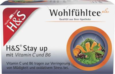 H&S Wohlfühltee Stay up mit Vitamin C und B6 von H&S Tee-Gesellschaft mbH & Co. KG