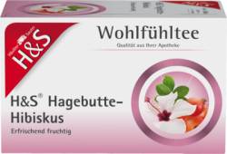 H&S Hagebutte mit Hibiskus Filterbeutel 20X3.0 g von H&S Tee - Gesellschaft mbH & Co.
