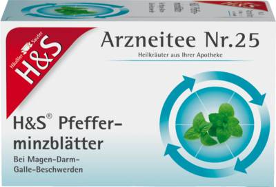 H&S Pfefferminztee Filterbeutel 20X1.5 g von H&S Tee - Gesellschaft mbH & Co.