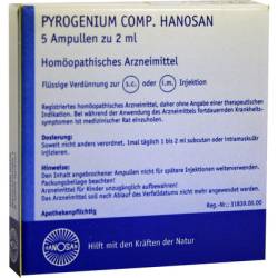 PYROGENIUM COMP.Hanosan Ampullen 5X2 ml von HANOSAN GmbH