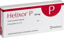 HELIXOR P Ampullen 20 mg 8 St von HELIXOR Heilmittel GmbH