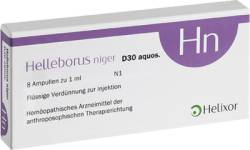 HELLEBORUS NIGER D 30 aquos.Ampullen 8 St von HELIXOR Heilmittel GmbH