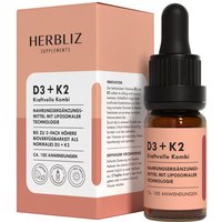Vitamin D3+K2 - die kraftvolle Kombi von HERBLIZ