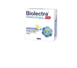 BIOLECTRA Magnesium 243 mg forte Zitrone Br.-Tabl. 40 St von HERMES Arzneimittel GmbH