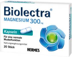 BIOLECTRA Magnesium 300 mg Kapseln 12,3 g von HERMES Arzneimittel GmbH
