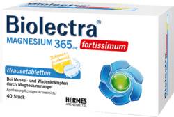 BIOLECTRA Magnesium 365 mg fortissimum Zitrone 40 St von HERMES Arzneimittel GmbH